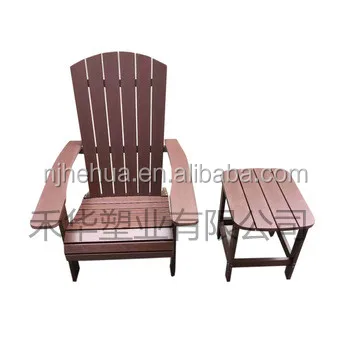 Factory price outdoor public rest wpc bench and chairs