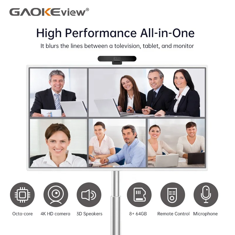 GAOKEview Hot Sale Standby Me Tv 32 Inch Smart Screen Touch Screen Portable Tv Movable Rechargeable Standbyme Lcd Smart Tv