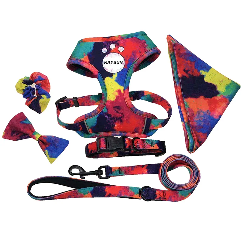 2022 Manufacturers No Pull Pet Harness Reversible Dog Harness set design Custom Adjustable dog harness with reflective logo