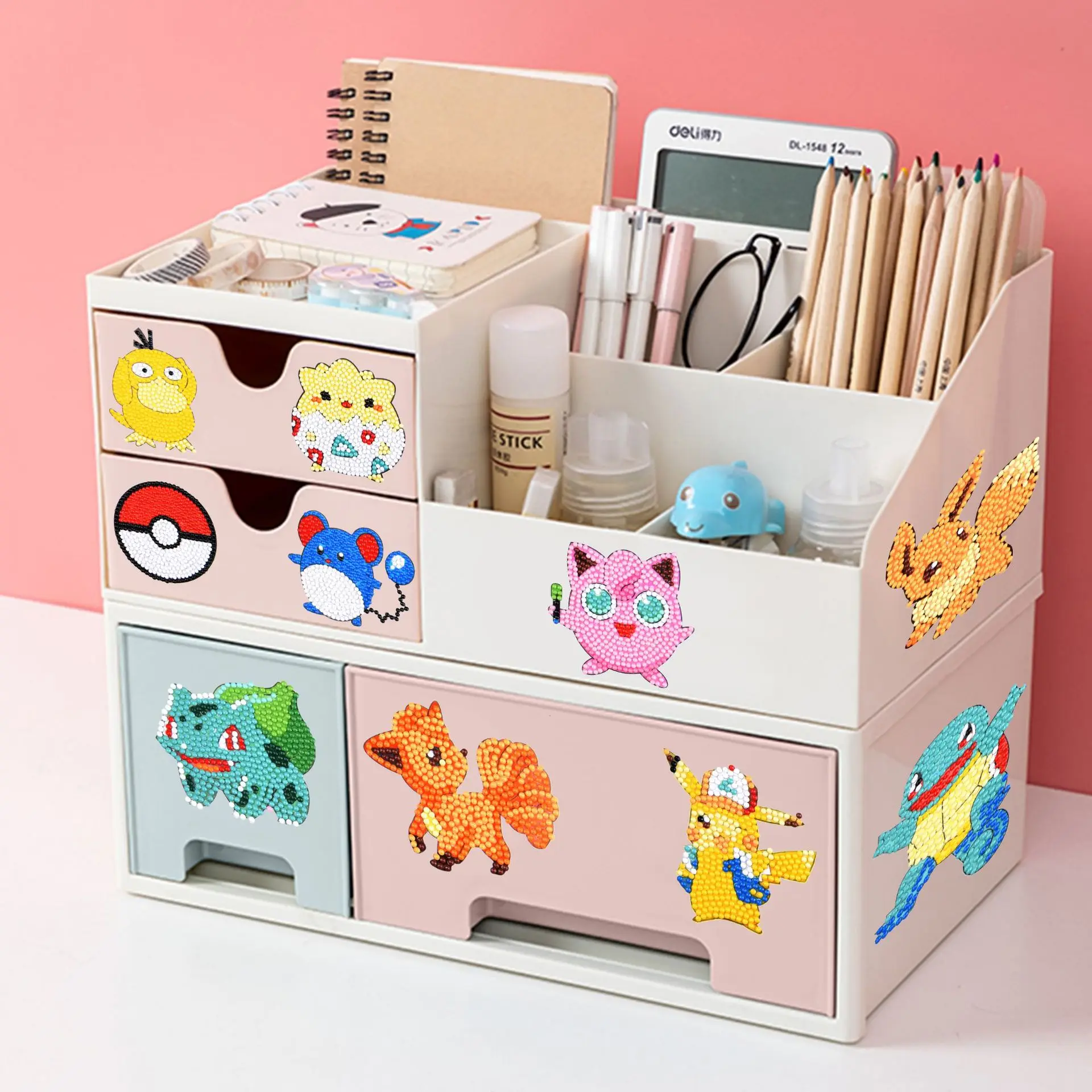 Cartoon Stickers 5D Diamond Painting Kits for Kids Animal Pattern DIY Creative Diamond Mosaic Sticker Craft Paint By Number