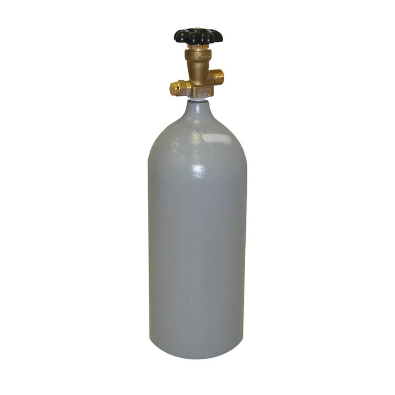 2L 1.5kg ISO7866 Soda Cylinder CO2 Bottle Aluminum Gas Cylinder For Household Commercial Soda Maker Machine Aquarium