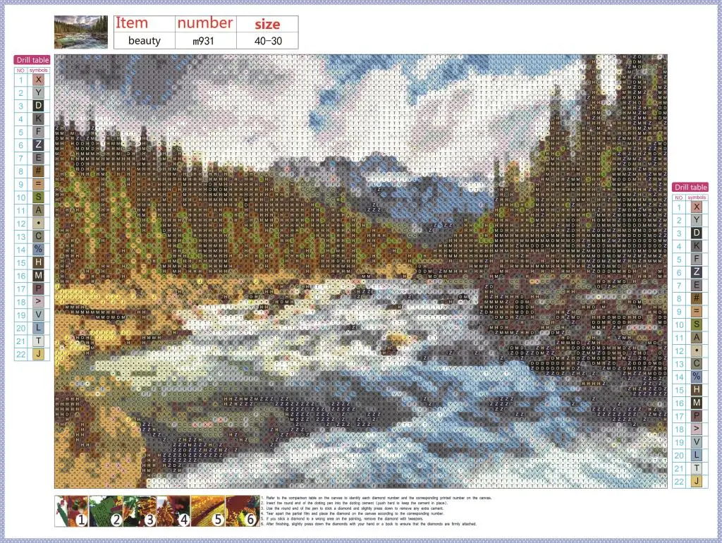 Dropshipping Porch Decorative 3d Picture On Canvas Colorful Landscape For Living Bedroom Wall Decoration Diamond Painting