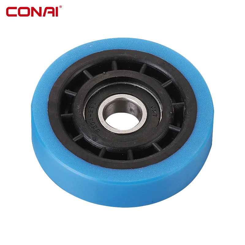 Supply All Brand Escalator Parts Hot Sale 100x25 mm Escalator Step Chain Roller with 6204-2RS Bearing in Good Price