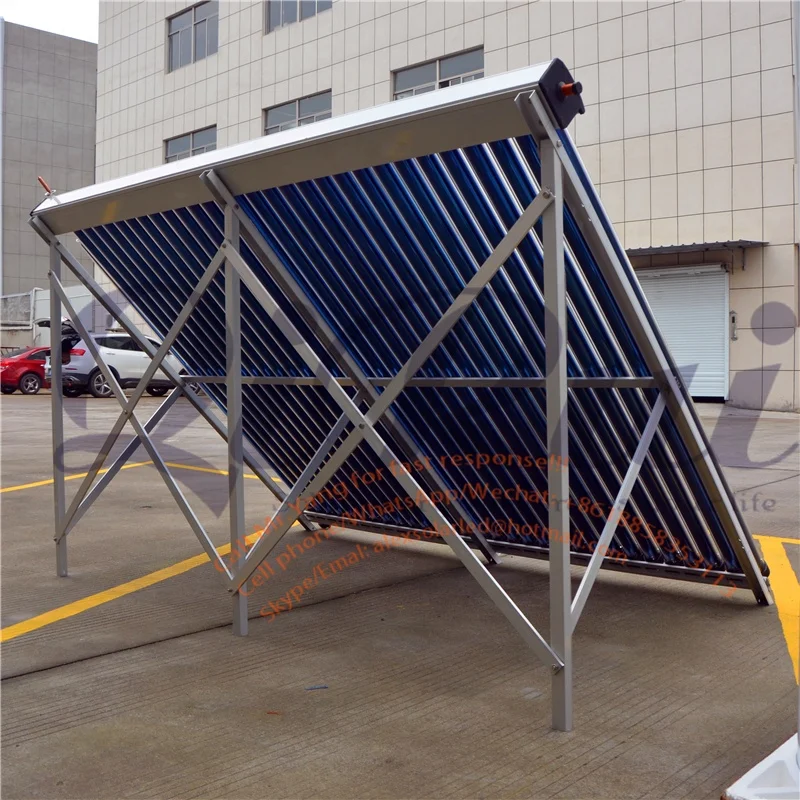 
Europe ISO 9806 Certified Termo Solar Heat Pipe Vacuum Tube Solar Collector 