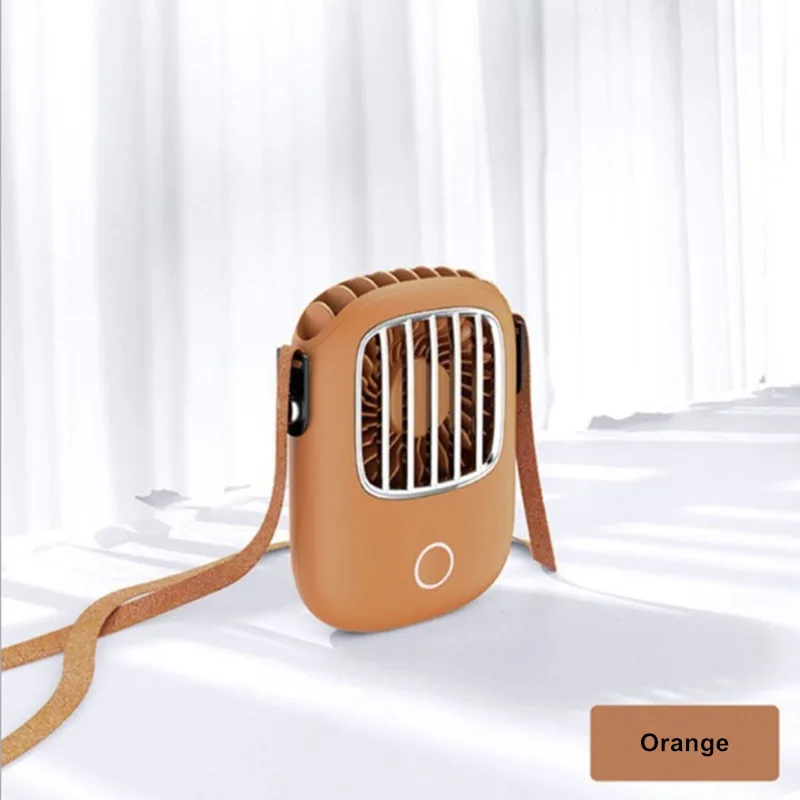 2021 hotsale outdoor mini hanging neck portable fan mini pocket usb rechargeable small mini portable