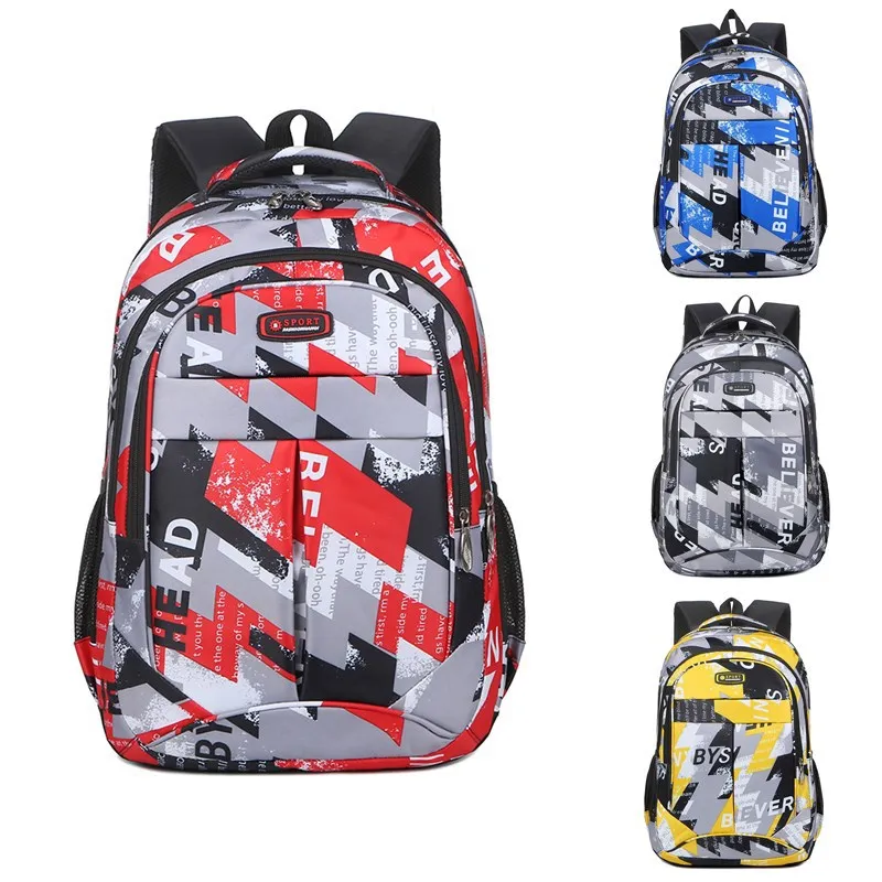 Waterproof nylon durable backpack for business men high school student schoolbags laptop backpacks