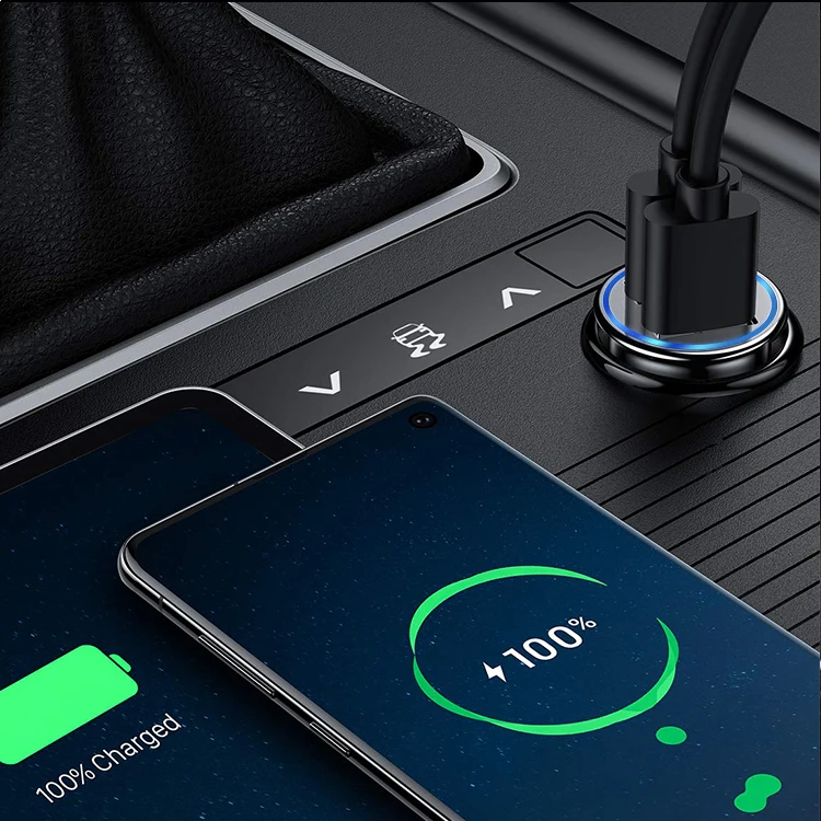  Высокое качество 2 USB 3 0 Быстрая зарядка Адаптивная быстрая автомобильное зарядное