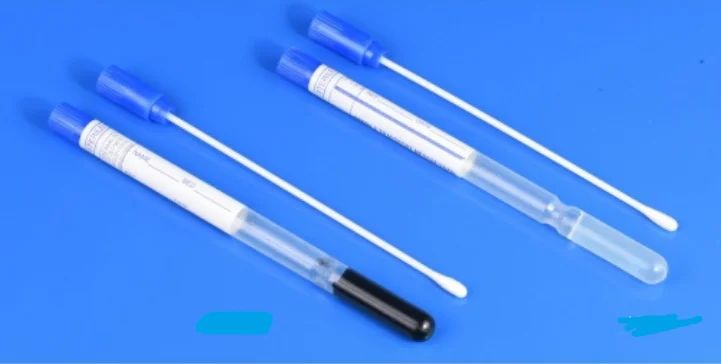 Wooden swab with cotton head