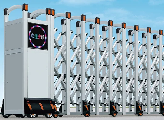 Factory hot sale Automatic Retractable gate door