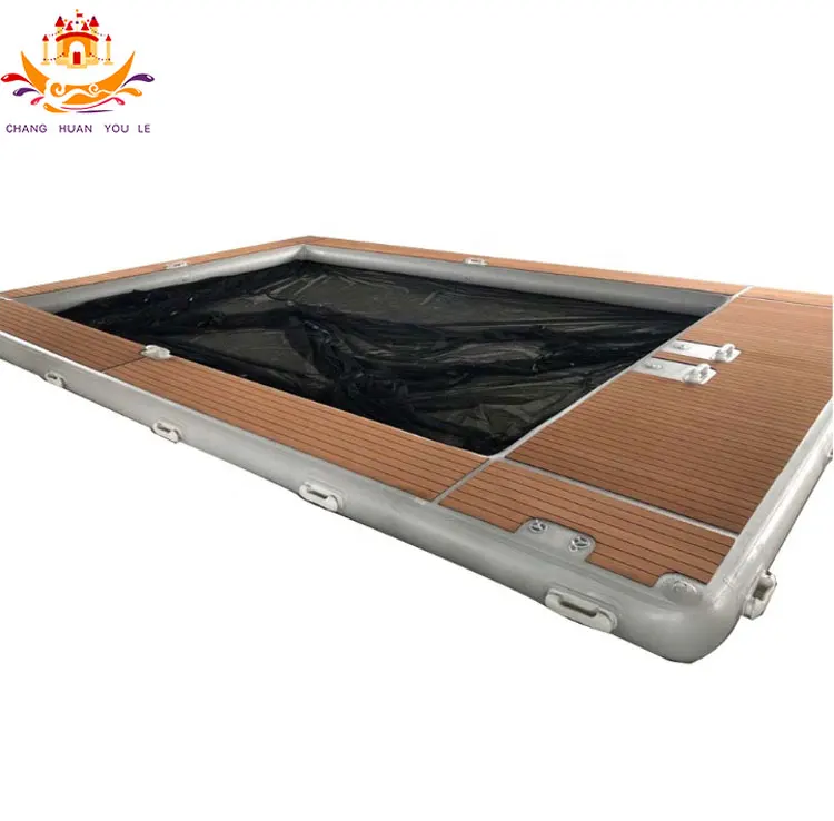 Док-платформа для продажи, Высококачественная док-станция для яхты, надувная Мобильная платформа, плавающий остров, плавающая вода