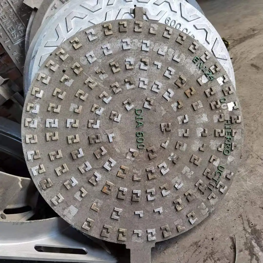 Прожекторная устойчивая сверхпрочная легкая круглая крышка люка из ковкого чугуна