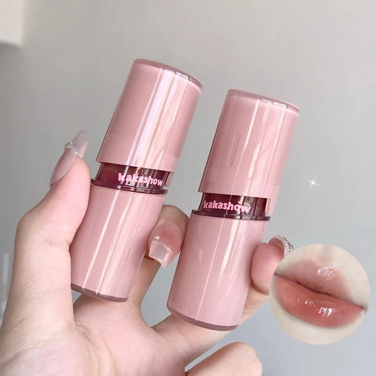 Mirror-gloss Jelly Tint Hydrating Lip Gloss Vegan Waterproof Long-lasting Liquid Lipstick
