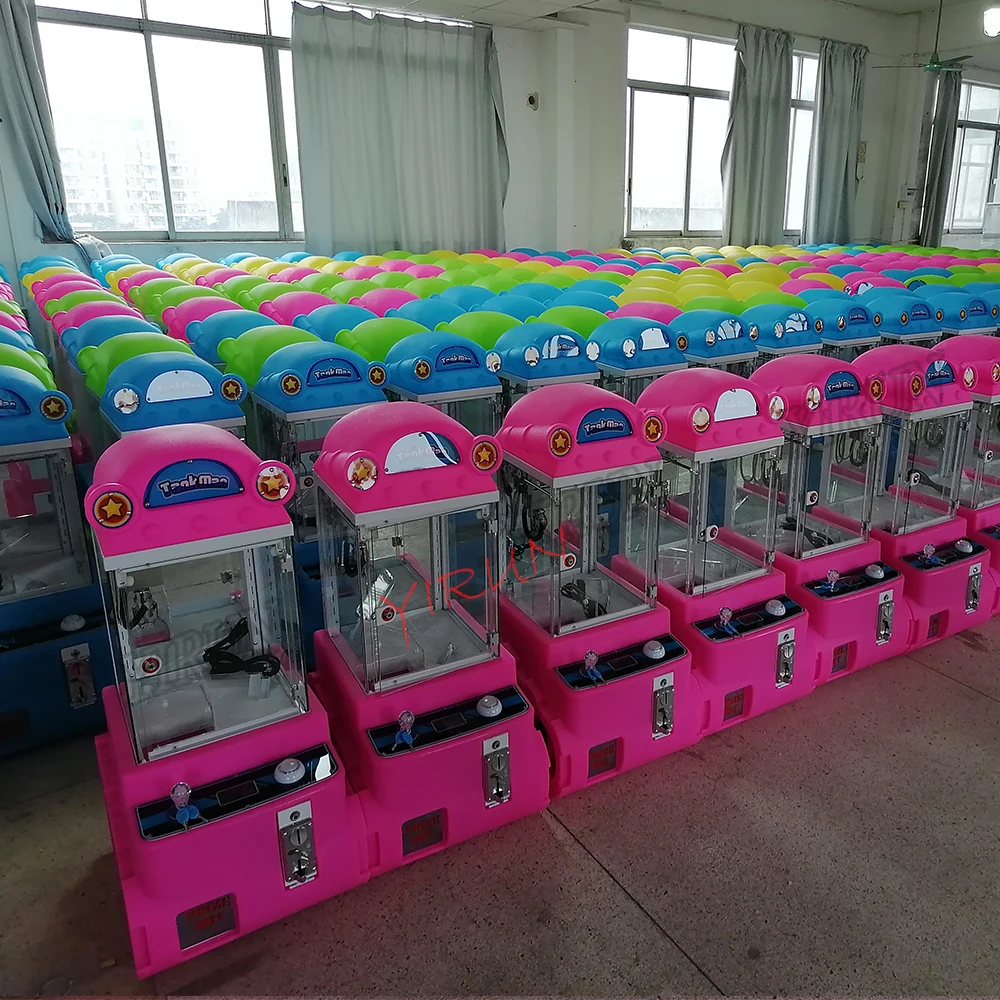 Amusement Super Tank Crane Toy Colorful Mini Vending Prize Gift Game Machine Factory-Priced Tekken Arcade Coin-Operated Claw