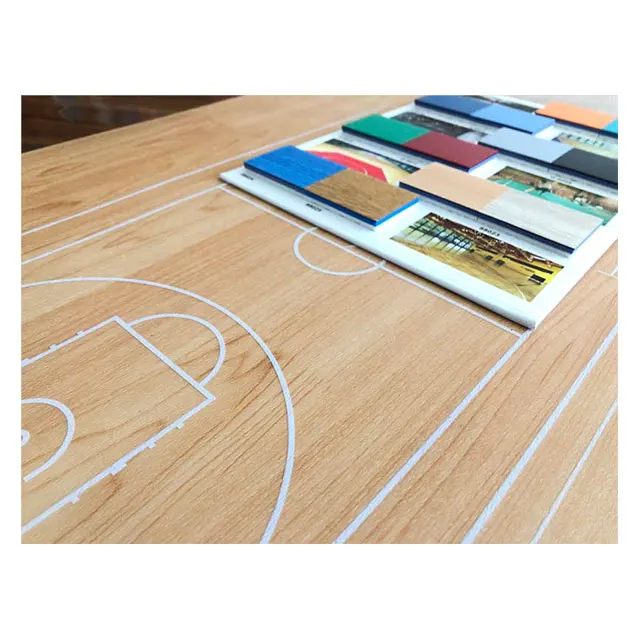 Высококачественное многофункциональное Спортивное напольное покрытие из ПВХ для помещений для бадминтона