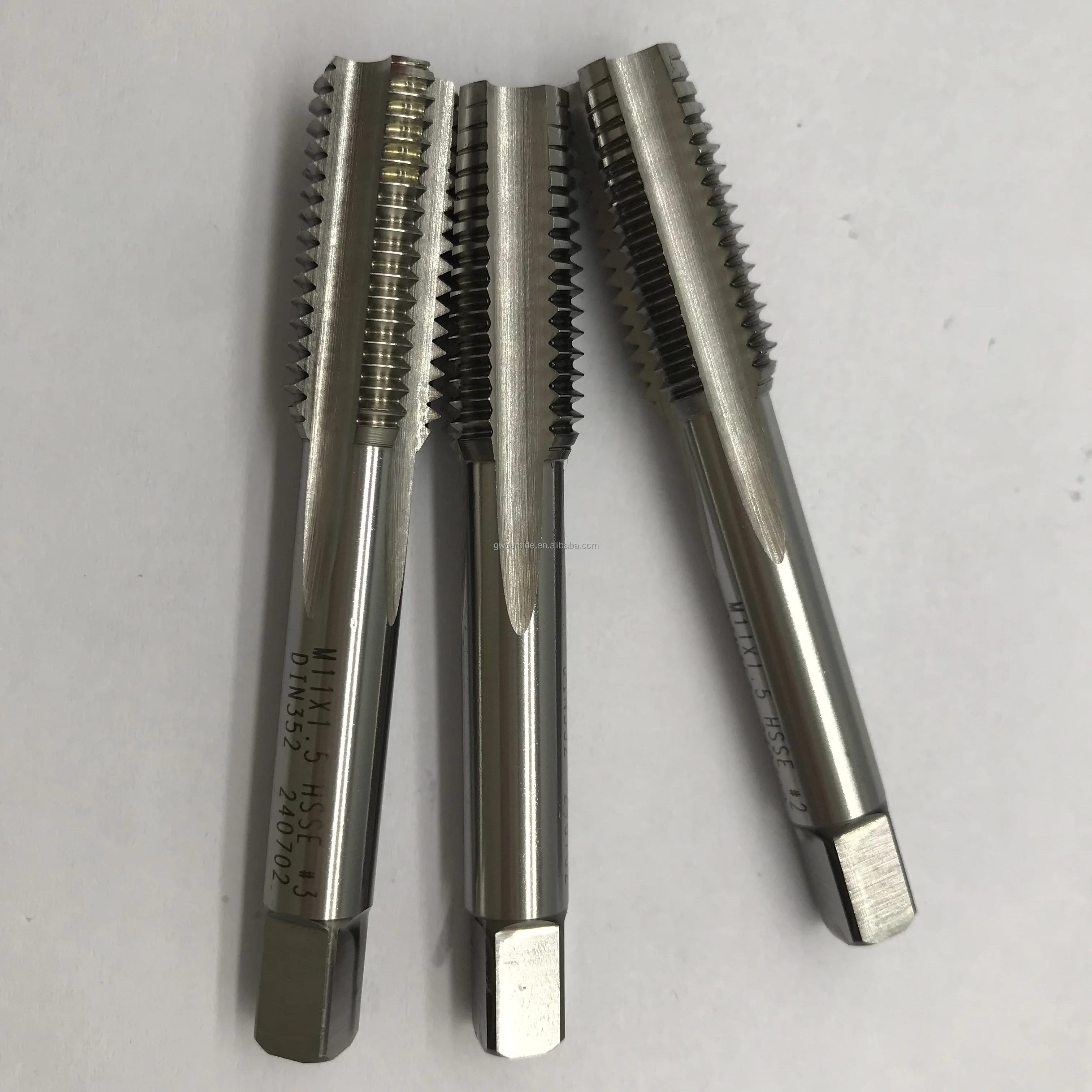 DIN352 3 шт. набор ручных кранов M11 * 1 5 резьбонарезных HSS внутренняя резьба винтовых