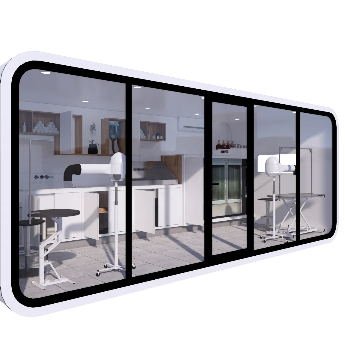 capsule house  tiny house	 pod house steel structure buildings