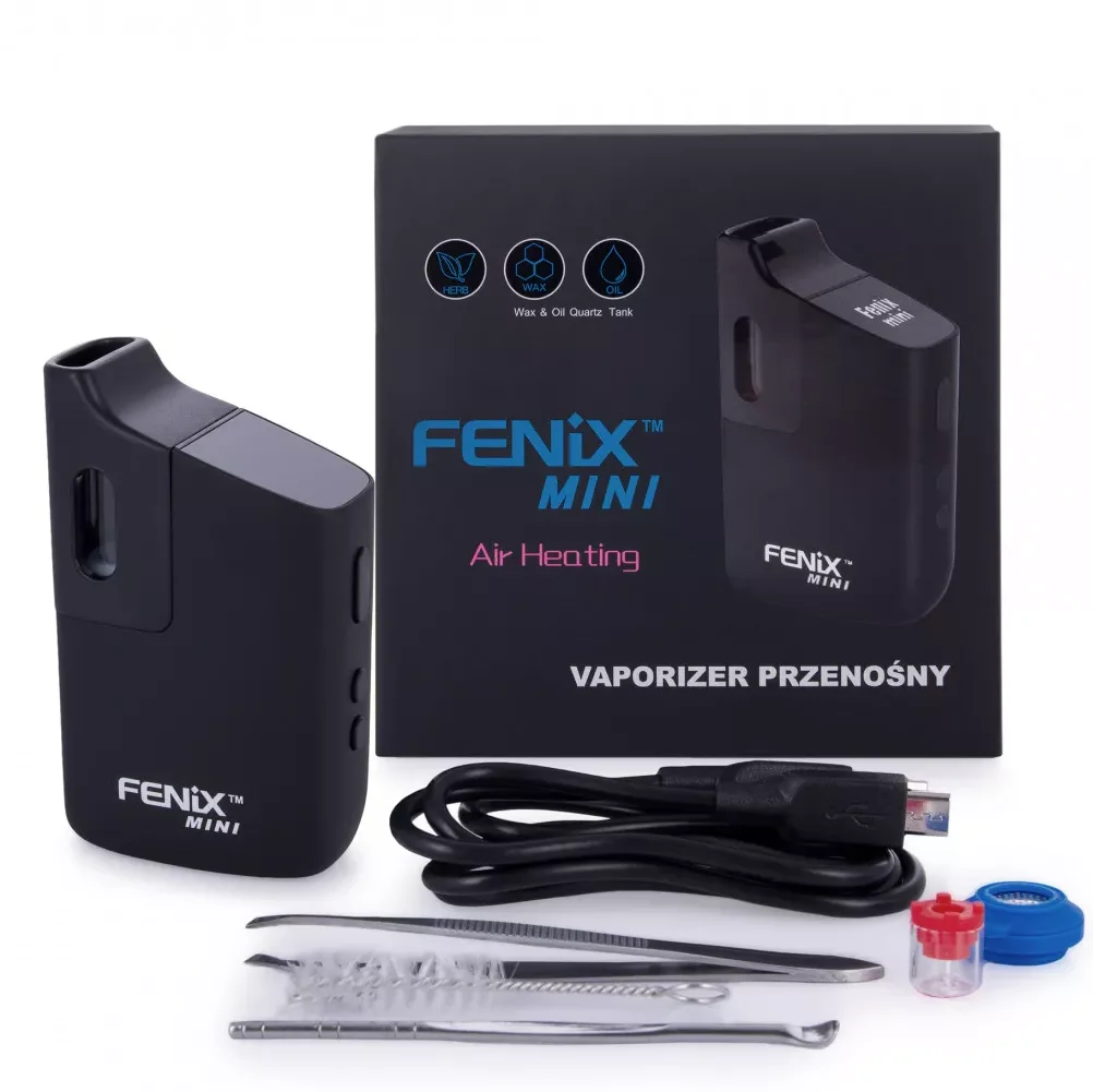Youtube High Rating Dry Herb Vaporizer E-cigarette Smoking Kit Fenix Mini Vaporizers with Removable Chamber