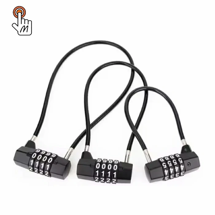 High Quality Safety Anti-Theft Security Password Mini Steel Spirals Cable Lock Sport Mountain Bike Cycling Bicycle Locks