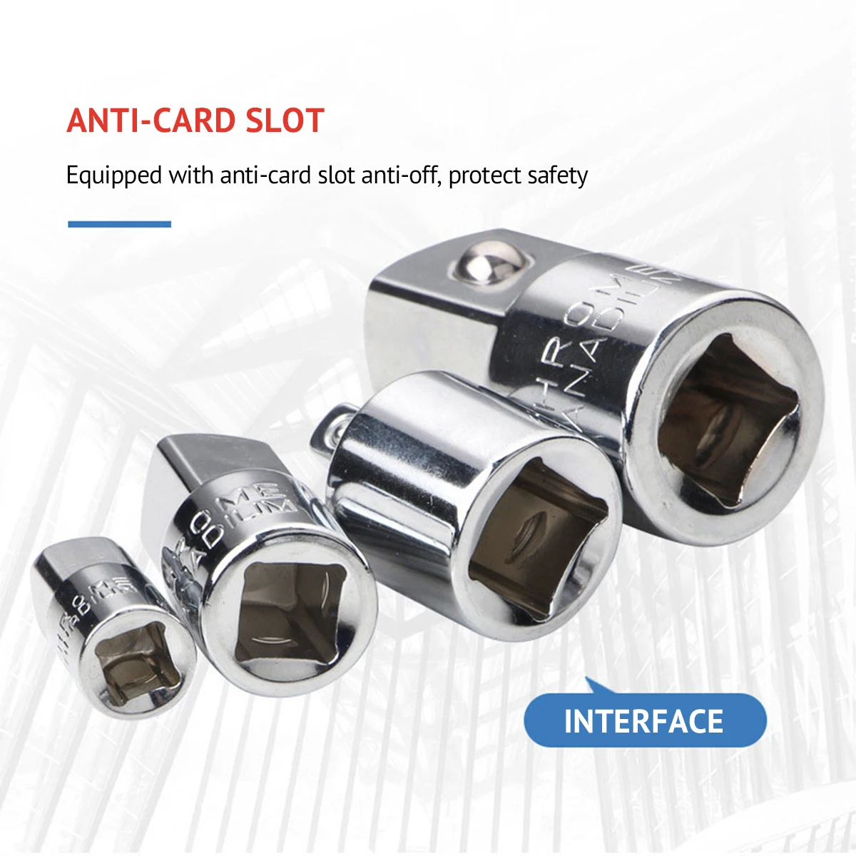 Converter CRV Sleeve Ratchet Handle 1/2 3/8 1/4 Drive Car Socket Adapter