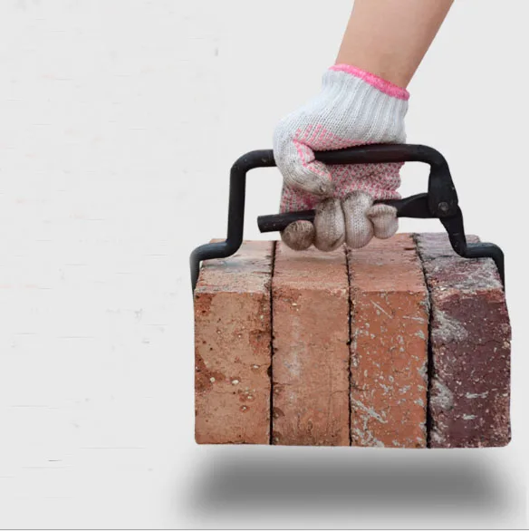 forge steel adjustable multiple masonry brick clamp clip tongs carrier