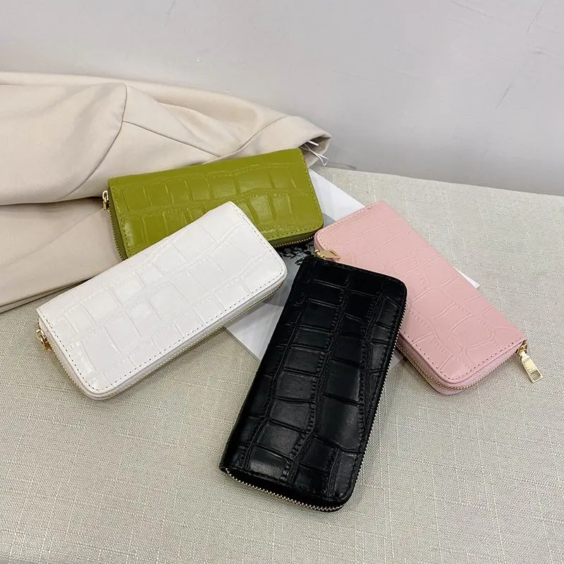 2021 Factory Wholesale Girls Cute Long Wallet Ladies Coin Purse Young Lady Fashion Short Wallet For Females