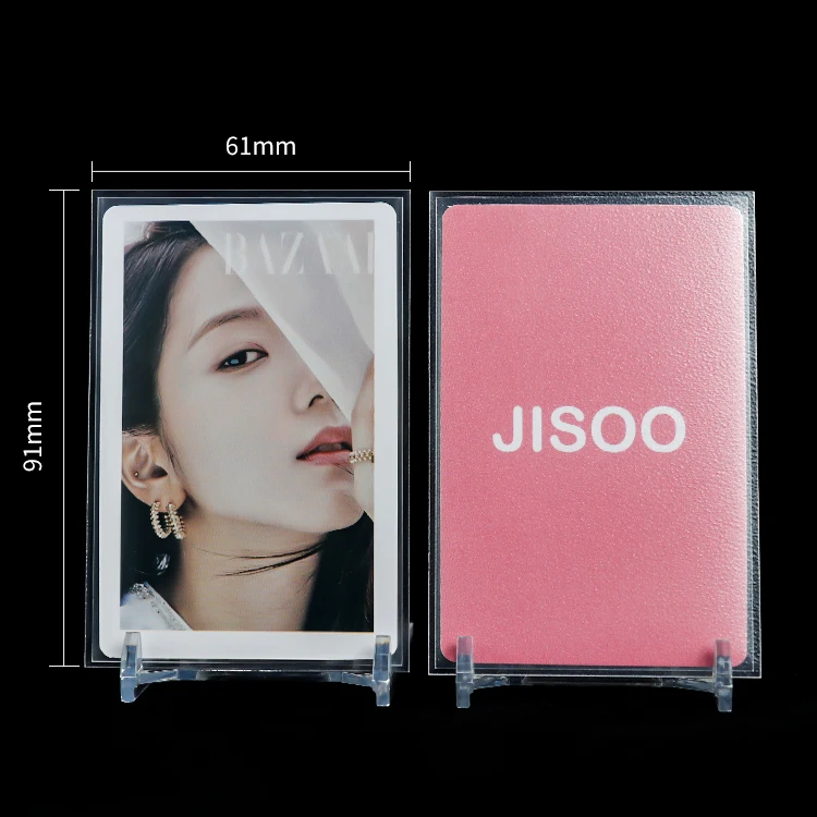 In stock !!!  Clear Matte Premium thickness KPOP Idol Photo Card Sleeves