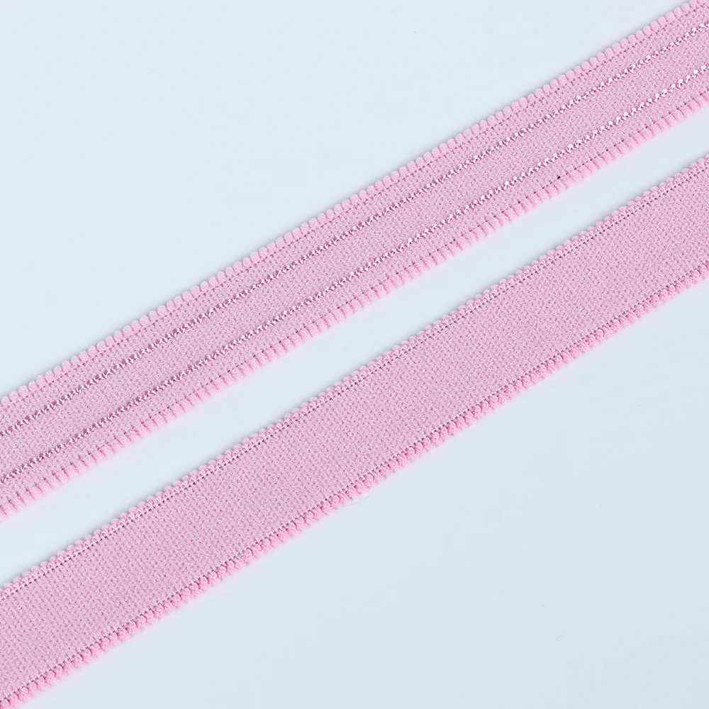 Eco-Friendly Polyester Latex Yarn Webbing Bra Strap Shoulder elastic for underwear accessories
