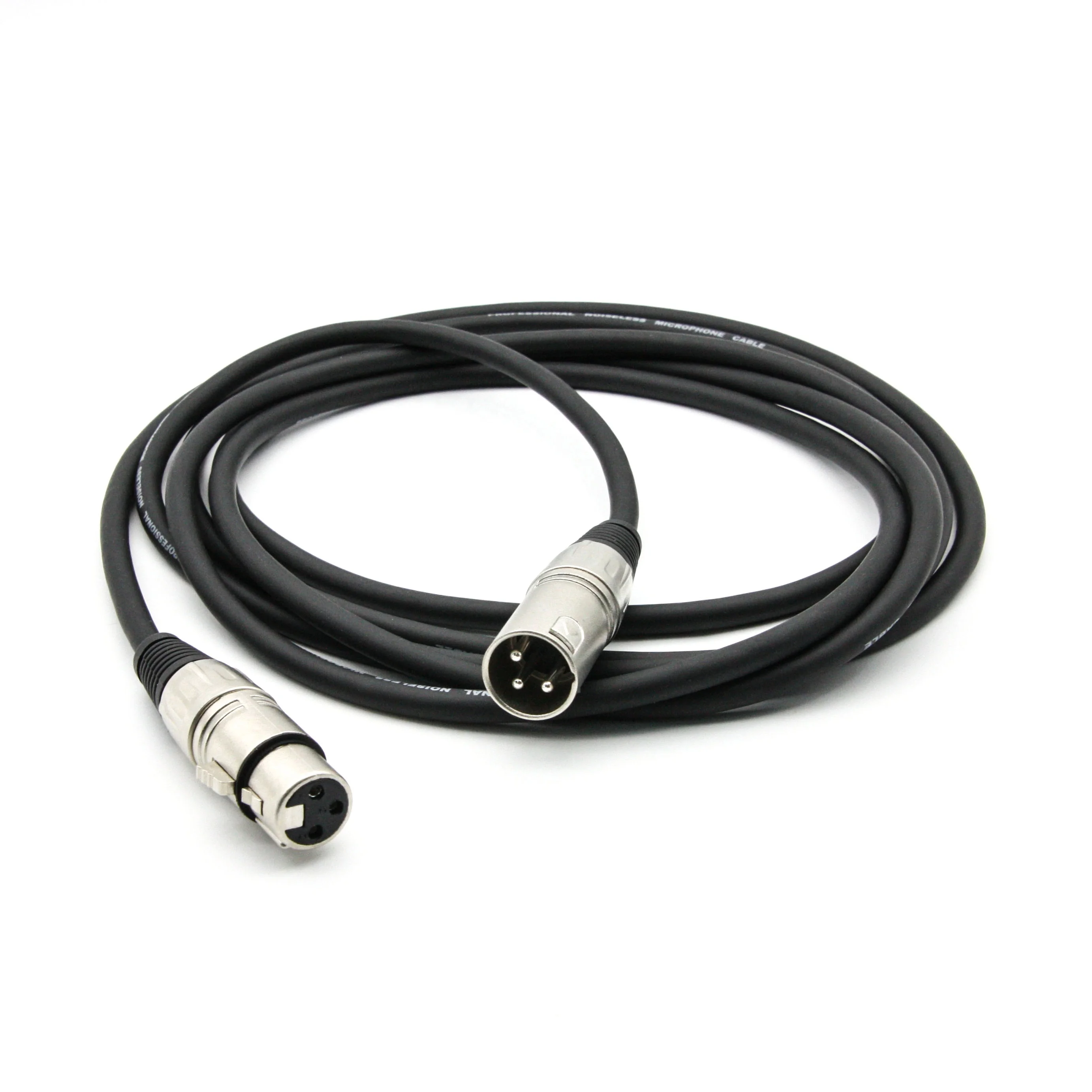 Mic Cable XLR Male to XLR Female Black professional microphone Cable  Mic Snake Cord