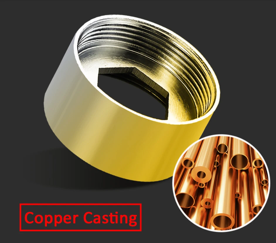24mm NPT Female Thread Transfer to Female Thread, Tap Connector Aerator for Bathroom Kitchen Water Purifier Brass Faucet Adapter