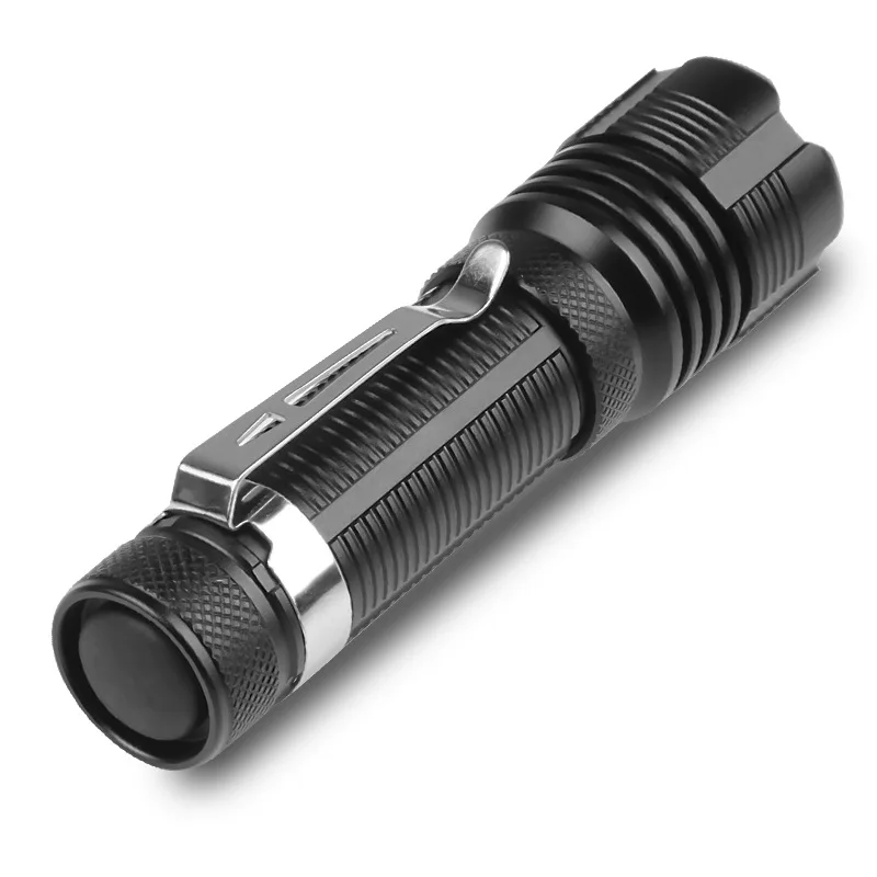 Super Brightness LED Flashlight Handheld Flash Light Rechargeable LED Water Resistant Camping