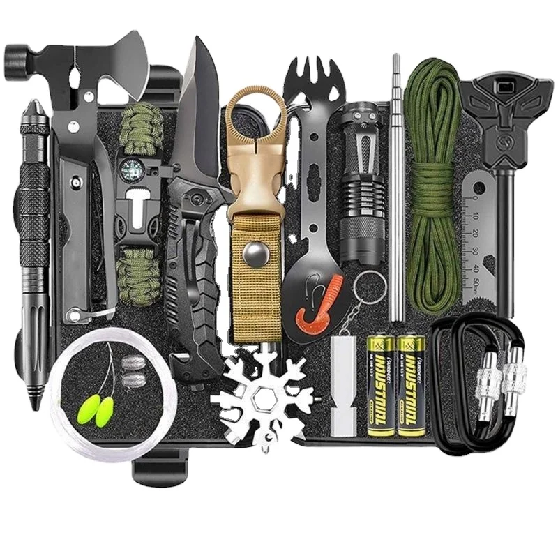 Med Kit Tactical Gears Outdoor Camping Equipment Travel Survival EDC Kit Multifunctional Tools Earthquake Emergency Bags Kits