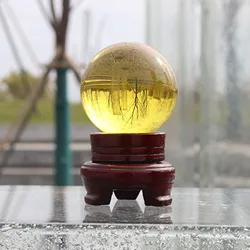 Crystal ball pendant transparent color ball transfer dream glass solid ball