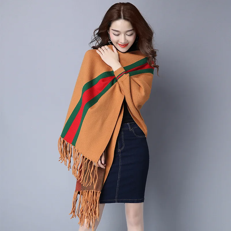 Лидер продаж, роскошная модная женская Свободная вязаная жаккардовая шаль большого размера с цветочным принтом