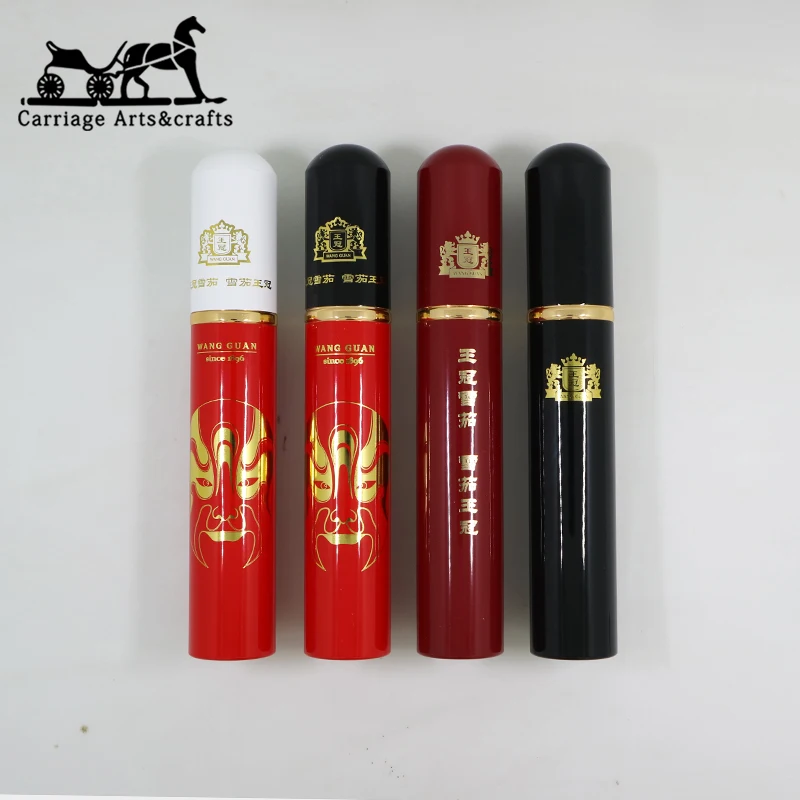 Aluminum Cigar Tube Blunt Joint Cone Pre rolled Tube Slip Top
