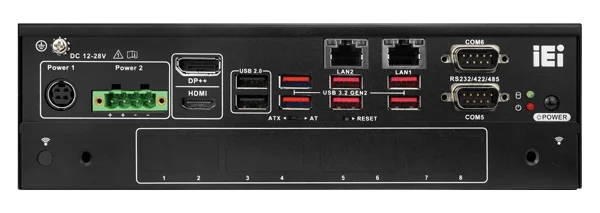 IEI TANK-XM810-i3BC 10 th / 11 th Gen Multiple USB ports and serial ports