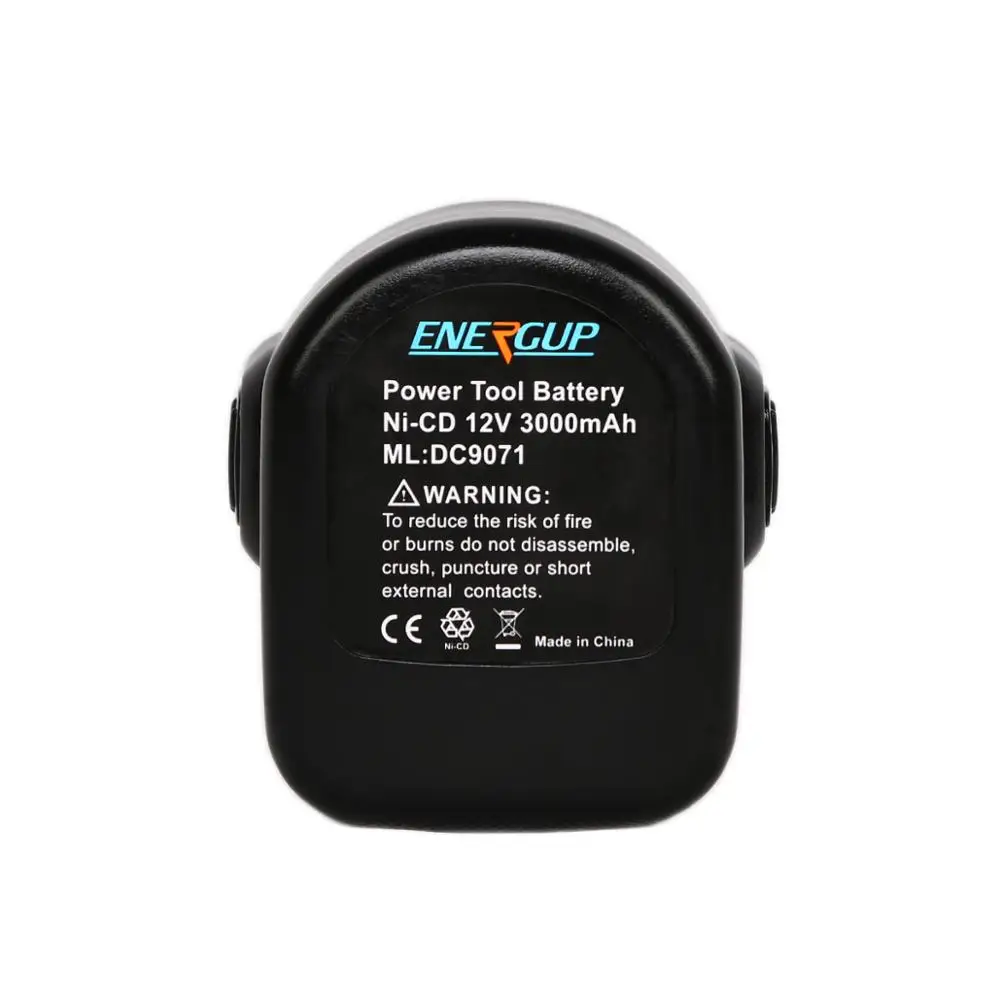  Бесплатный образец перезаряжаемый электроинструмент 12 В 3500 мАч никель-кадмиевая Nimh батарея для аккумуляторной дрели Dewalt от китайского поставщика
