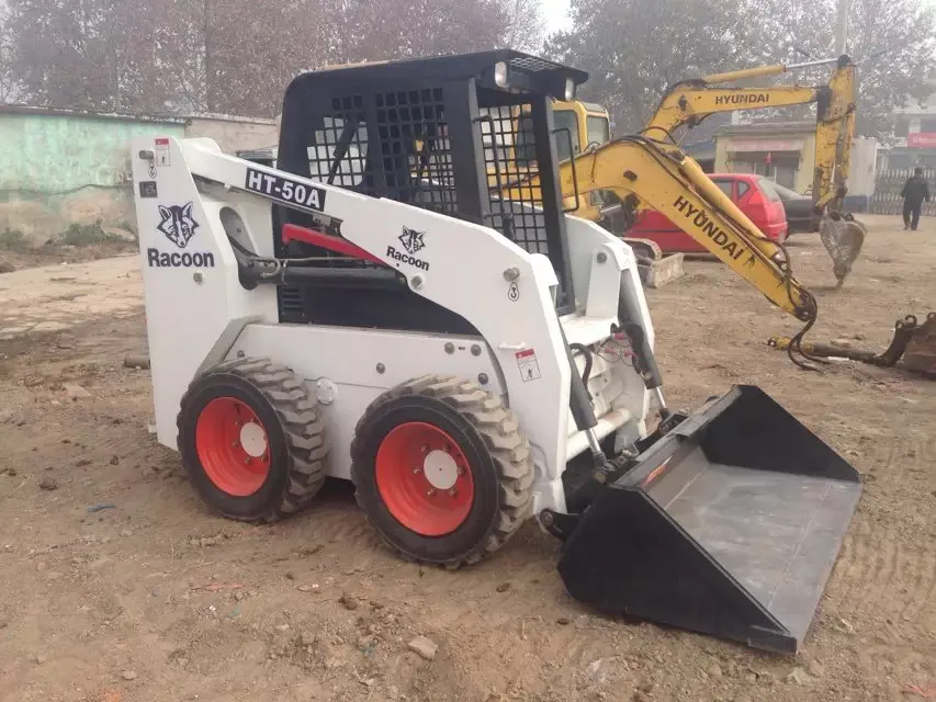 Оригинальная строительная техника б/у Bobcat погрузчики колесные HT-50A S160 S300 S450 мини-гусеничный колесный погрузчик
