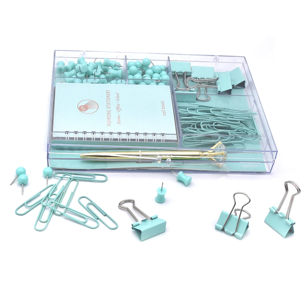 China- Manufactured Eco-Friendly Office and School Stationery Set for Gift Use Plastic and Metal Material