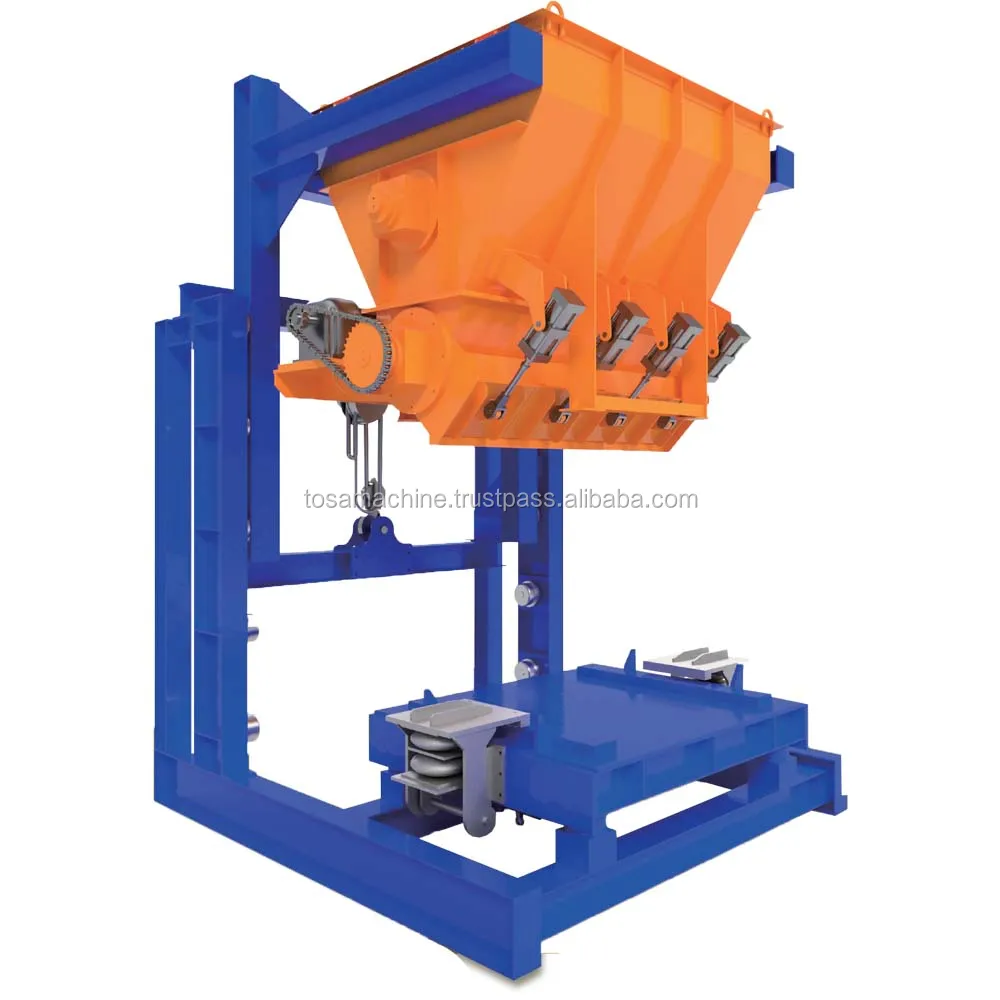 Japanese high spec concrete molding machine that can be control by one person, SAIBARA-10