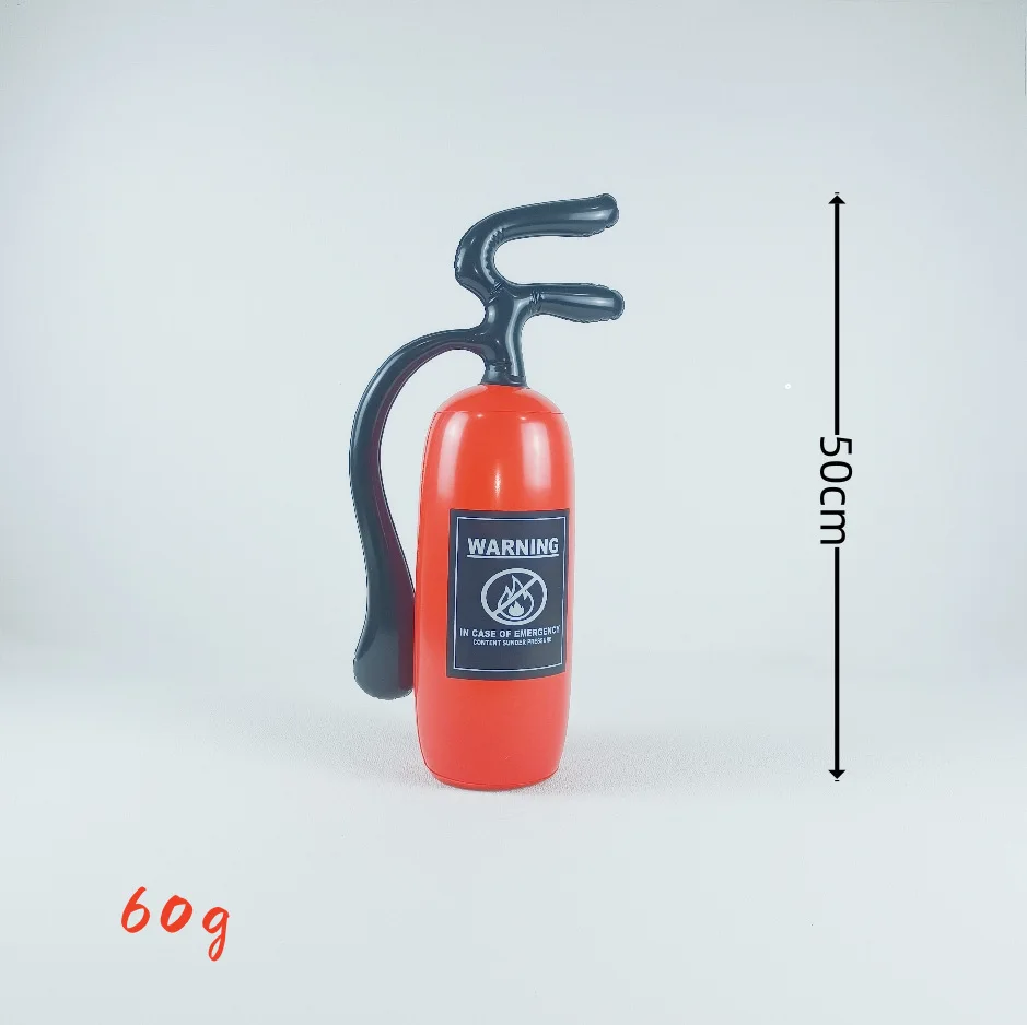 PVC inflatable Fancy Fire Extinguisher Tpys Drill Props Inflated Annihilator  Toys For Children Gifts