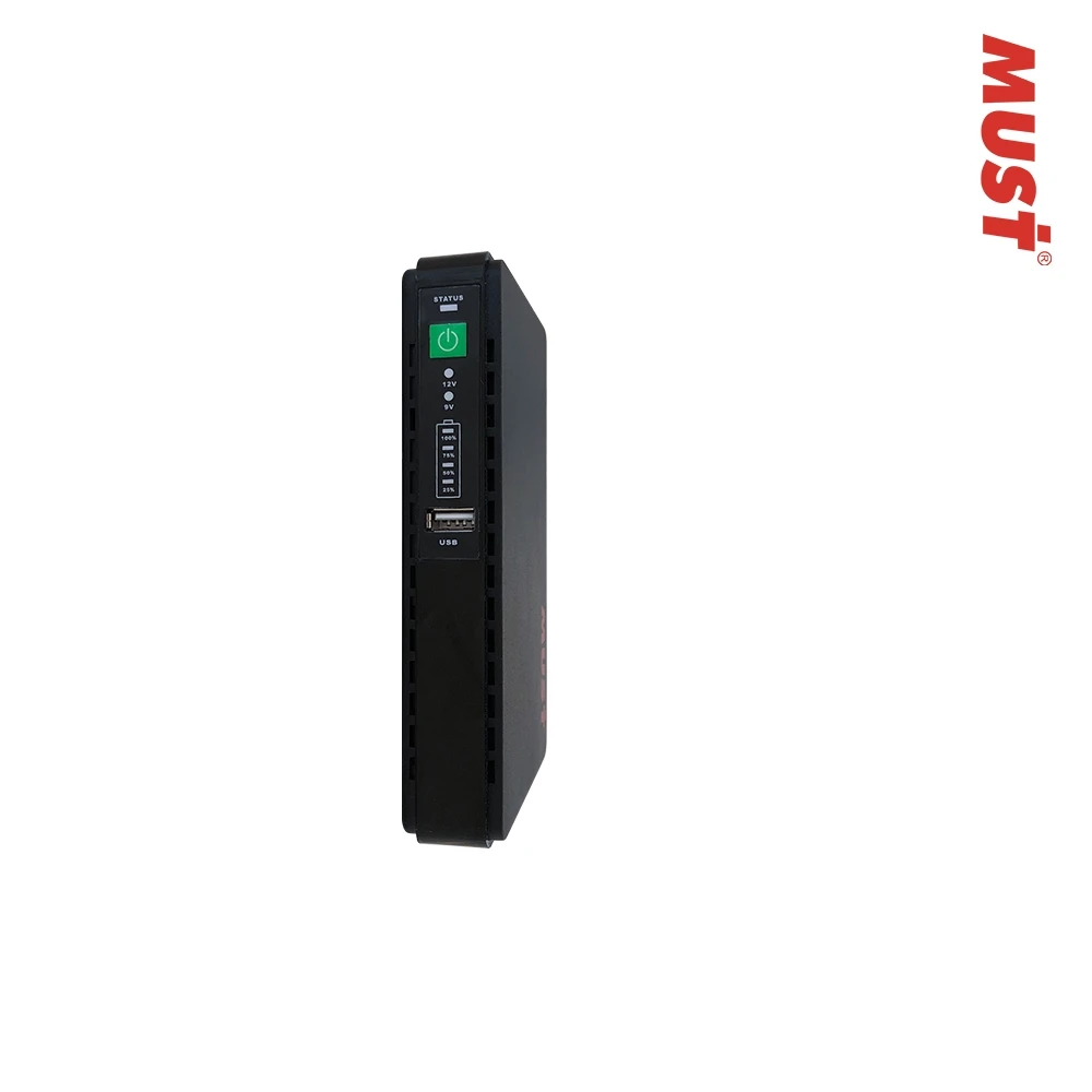  Литиевая батарея MUST EC series 15 Вт 30 8800 мАч ИБП постоянного тока 12 В 9 Poe мини-ибп