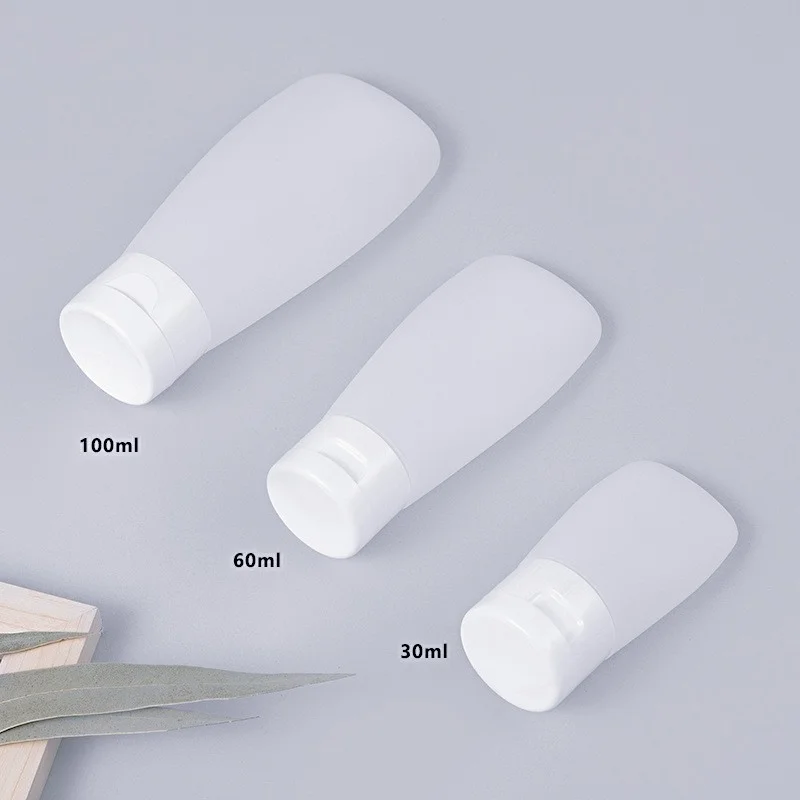 Wholesale PE Plastic Soft Touch Matte Squeeze Shampoo Sanitizer Gel Lotion Cream Bottle Flip Cap