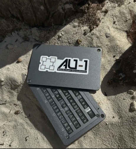 Aluminum Stainless Steel Crypto Hardware Wallet Mnemonic Metal Storage Crypto Mnemonic Storage Machining Services