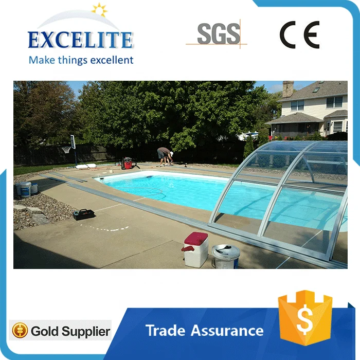 Aluminium Swimming Pool Roof Cover Telescopic