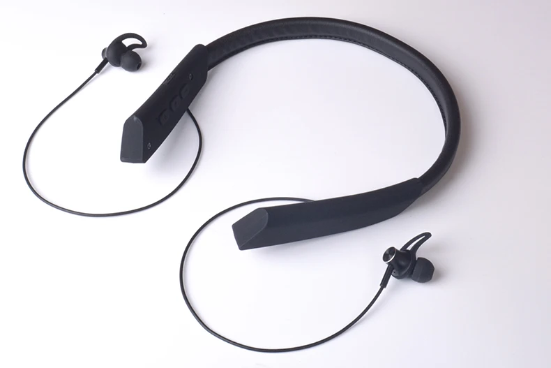 
Deep Bass Neckband Headset 40H Playtime Sweatproof Wireless Earbuds for Work at Home 