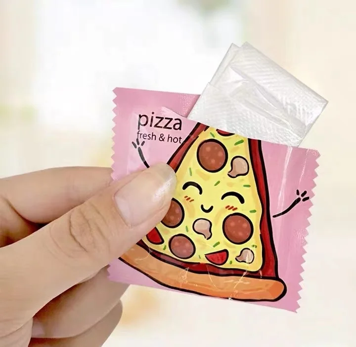 Automatic Glove Folding Four Side Sealing Packaging Machine Bag Packing Machine