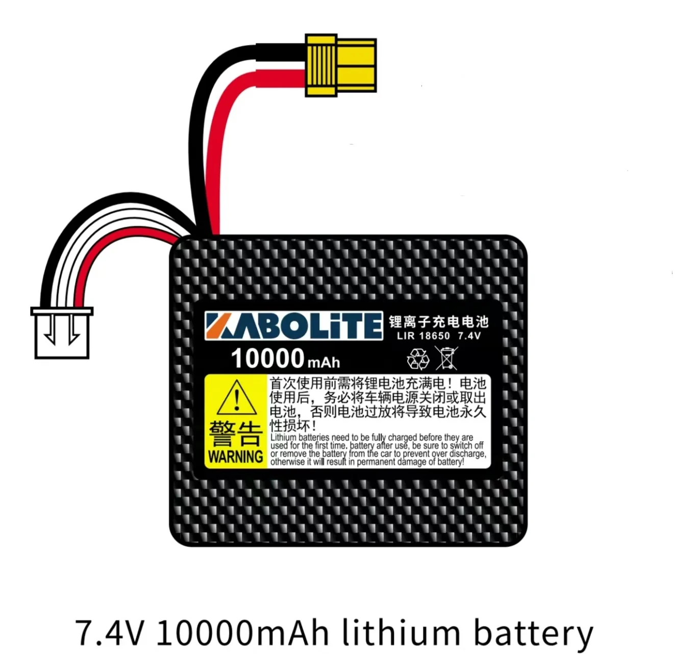Huina kabolite K963-100 Compatible Battery K961-100 Lithium Battery Accessories 7500mAh 10000mAh Rechargeable Battery