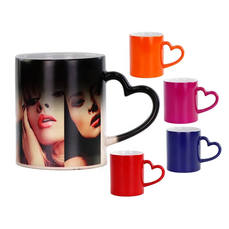 
Hot Sale Wholesale Custom Hot Water Color Change Thermochromic Sublimation Blanks Ceramic Mug 