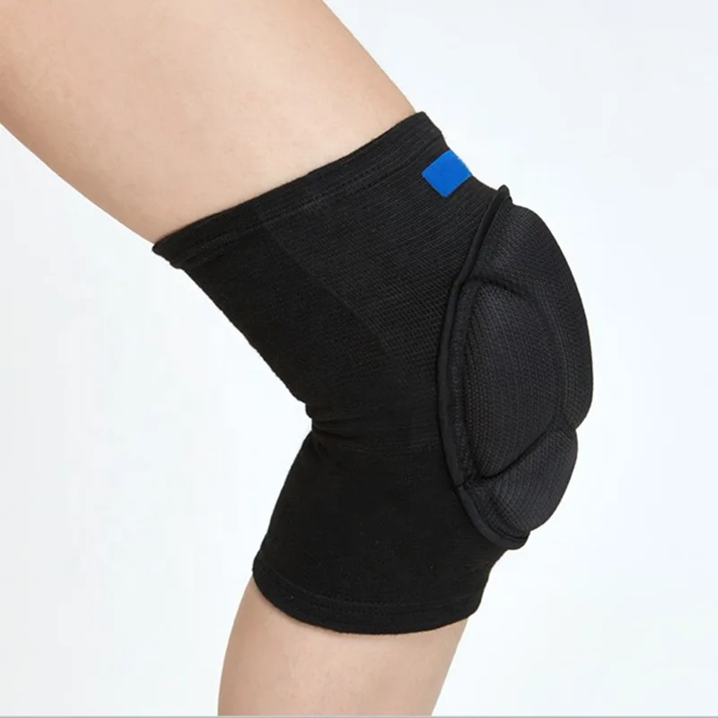 2024 Hot Sale Thick Soft Volleyball Sports Support Knee Pad Brace With Cushion Knee Pads For Basketball