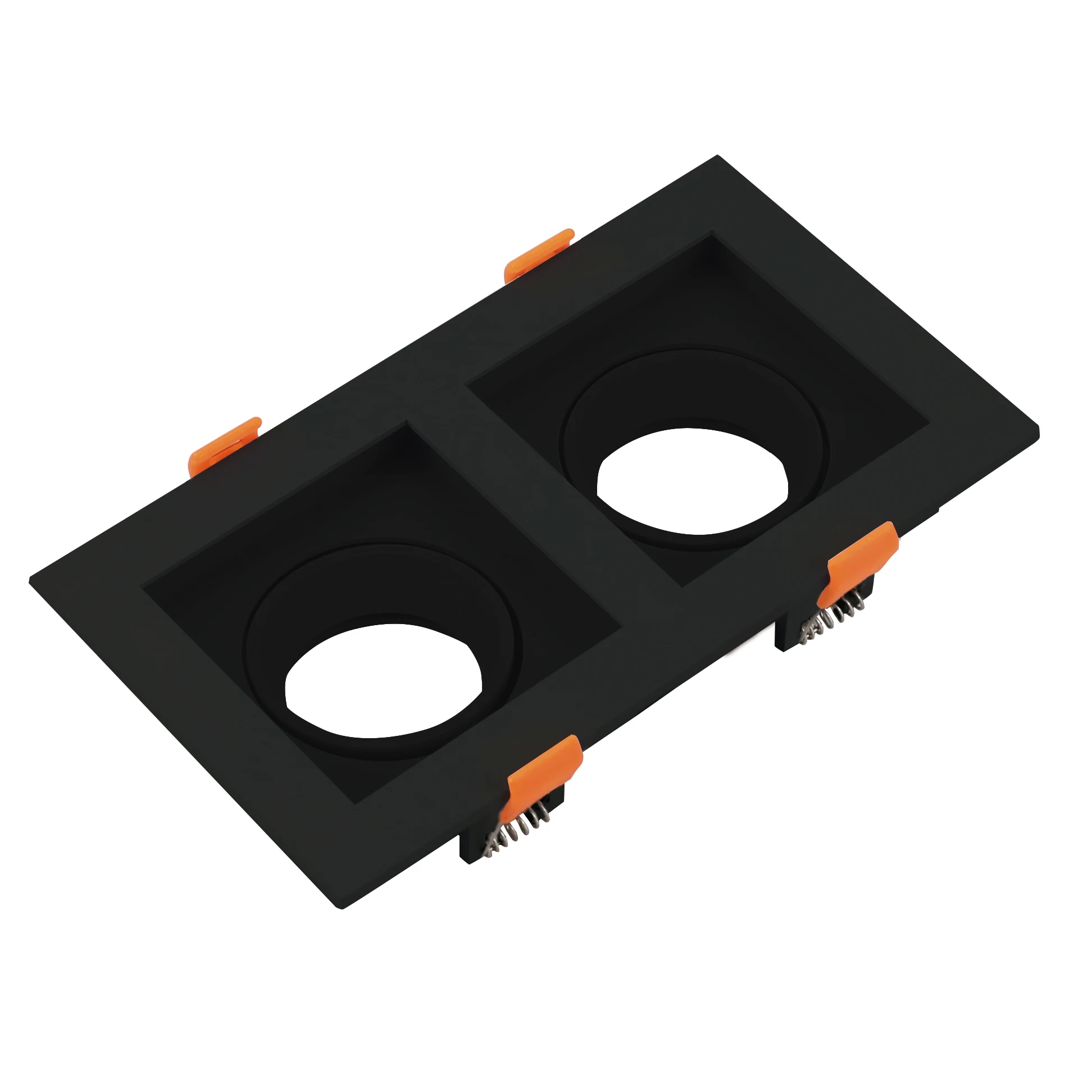 Competitive price New PC spot light frame down light housing square MR16  Gu10  downlight fixture